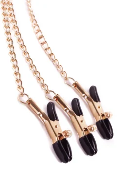 Adjustable Nipple & Clit Clamp Chain