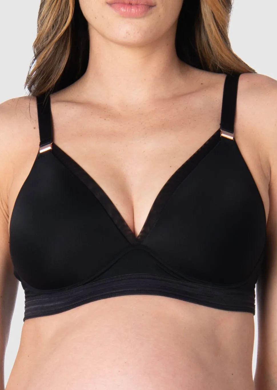 Ambition T-Shirt Nursing Bra - Black