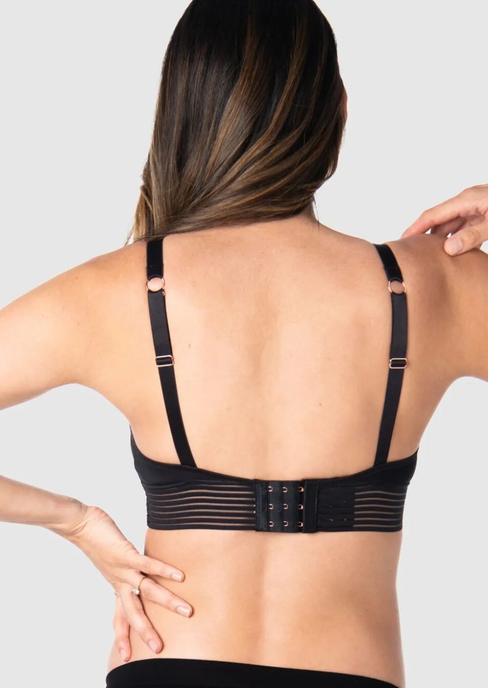 Ambition T-Shirt Nursing Bra - Black