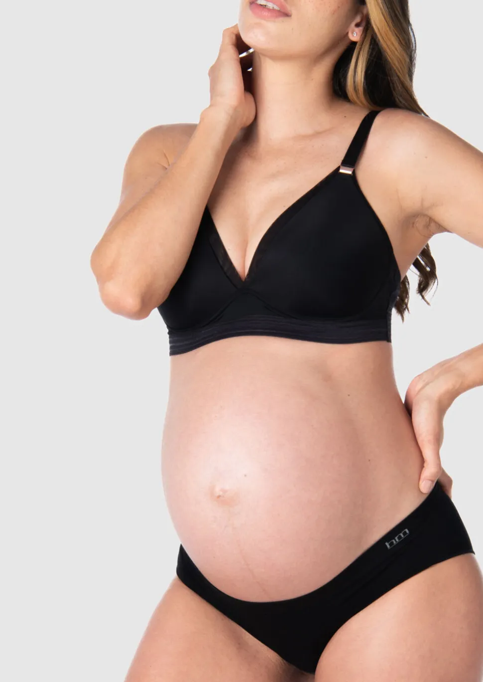 Ambition T-Shirt Nursing Bra - Black