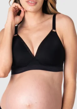 Ambition T-Shirt Nursing Bra - Black