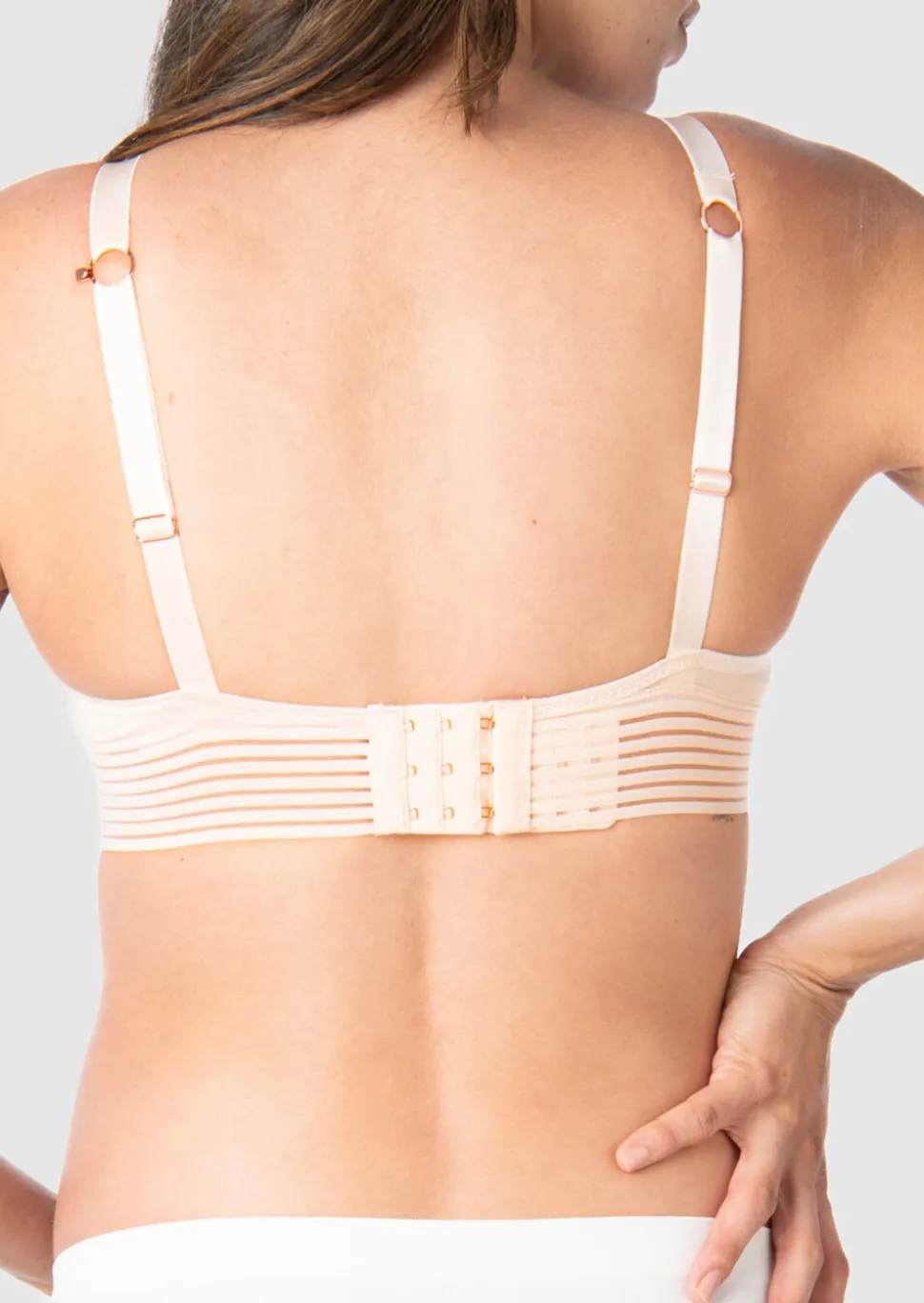 Ambition T-Shirt Nursing Bra - Nude 01