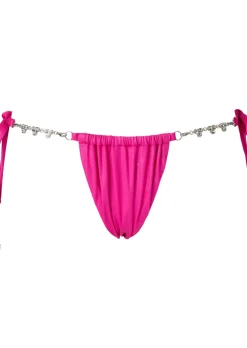 Beachy Bombshell Tie Side Cheekini Bikini Bottom - Pink