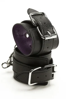 Beginners Faux Leather Buckle Handcuffs