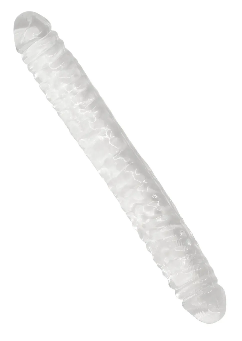 Be Proud 12 Inch Ribbed Double Ended Dildo