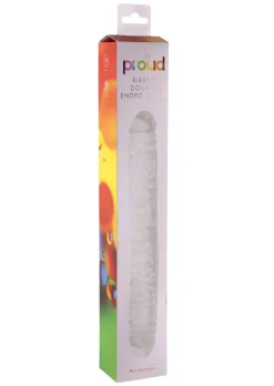 Be Proud 12 Inch Ribbed Double Ended Dildo