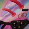 Be Proud 4 Piece Vibrating Strap On Set