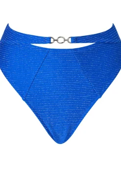 Bermuda Escape High Waist Bikini Bottom - Cobalt