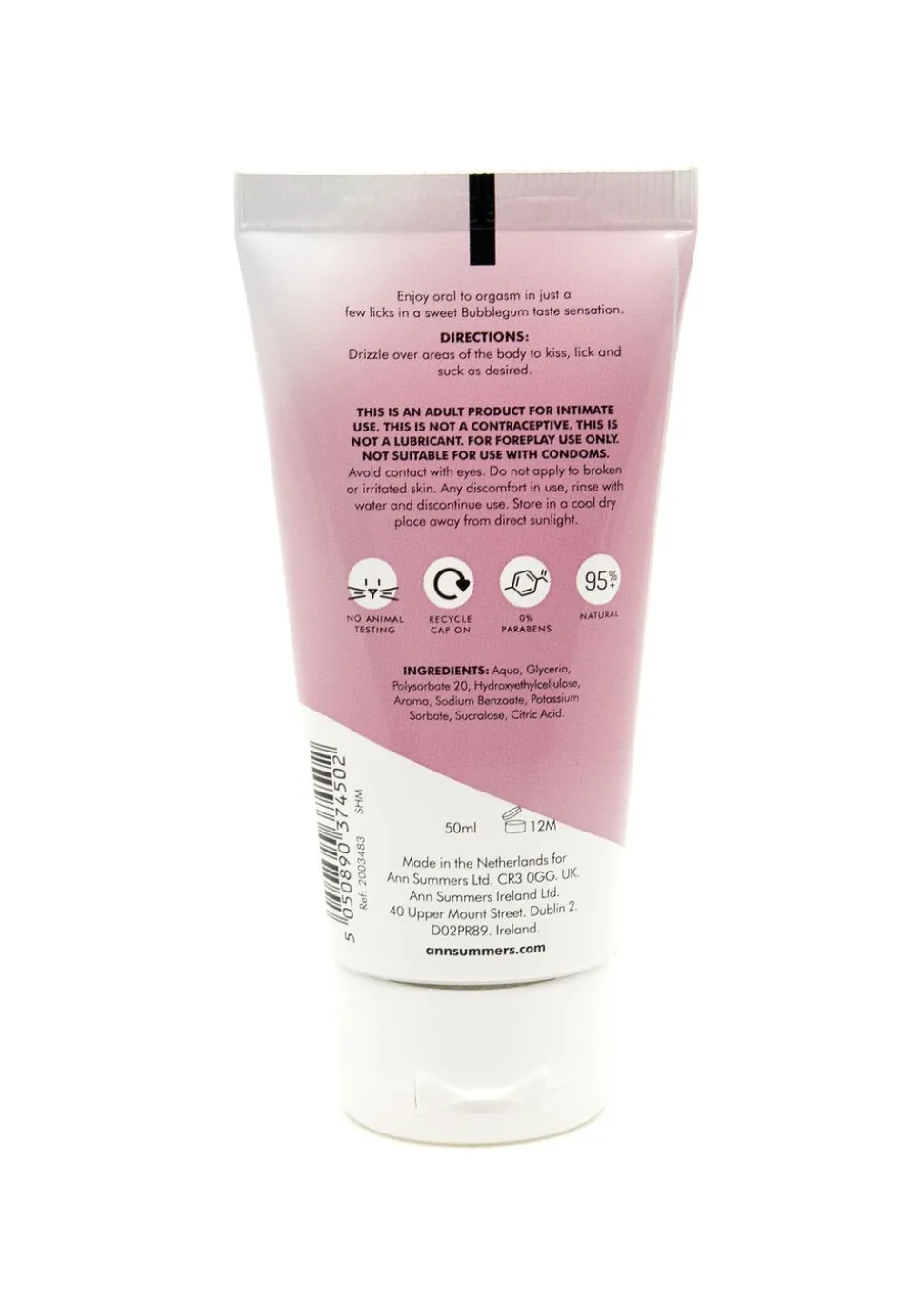Bubblegum Flavoured Cock Lick 50ml