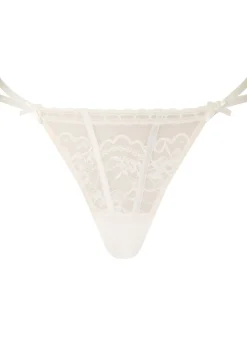 Caged Lace G-String - Ivory
