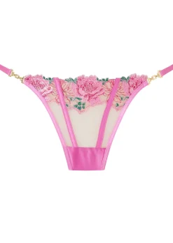 Caged Rose String - Pale Pink