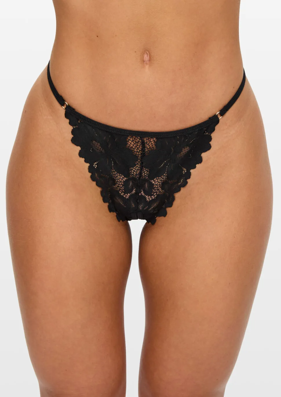 Confession Lace Crotchless G-String - Pack of 3 - Multi