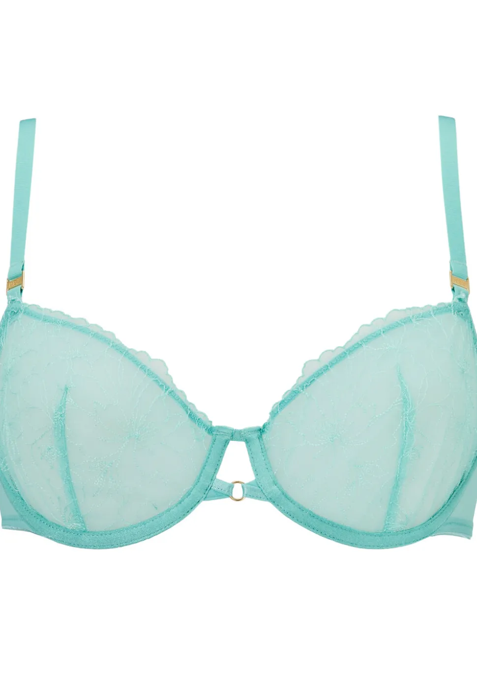 Darcie Non Padded Balcony Bra - Aqua