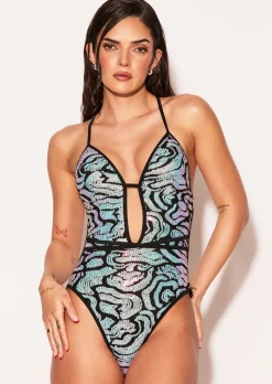 Dark Water Retreat Swimsuit - Multi
