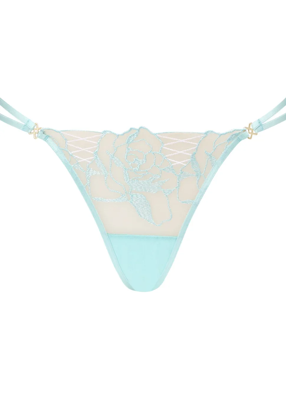 Devoted To You G-String - Aqua
