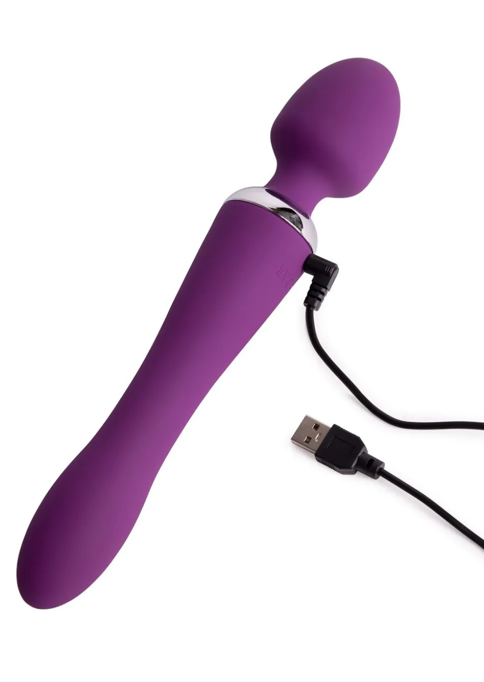 Double Ended Dual Vibrating Wand Massager