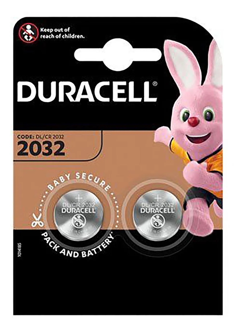 Duracell CR2032 2 Pack