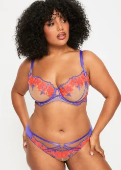Dusk Till Dawn Non Padded Balcony Bra - Purple