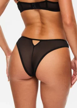 Endless Attraction Brazilian Knickers - Black/Blue
