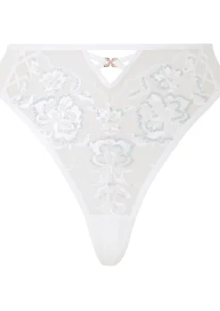Endless Attraction Crotchless Thong - Ivory