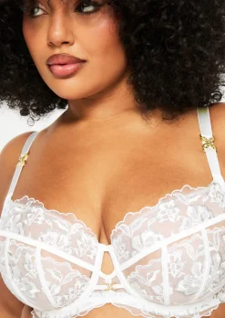 Endless Attraction Non Padded Fuller Bust Balcony Bra - Ivory