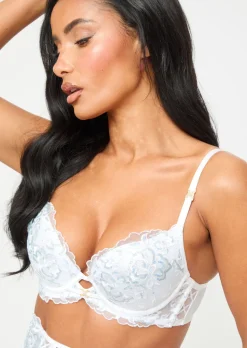 Endless Attraction Padded Plunge Bra - Ivory
