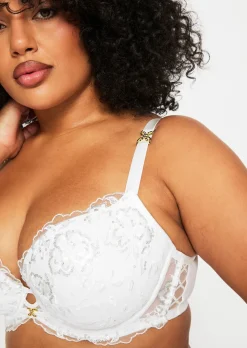 Endless Attraction Padded Plunge Bra - Ivory