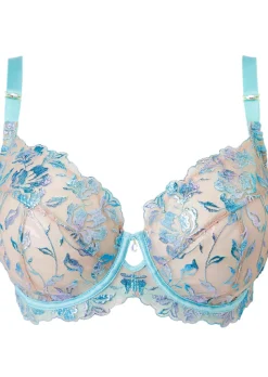 Euphoric Non Padded Balcony Bra - Aqua