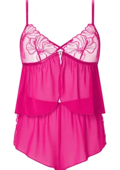 Floral Fling Cami Set - Mid Pink