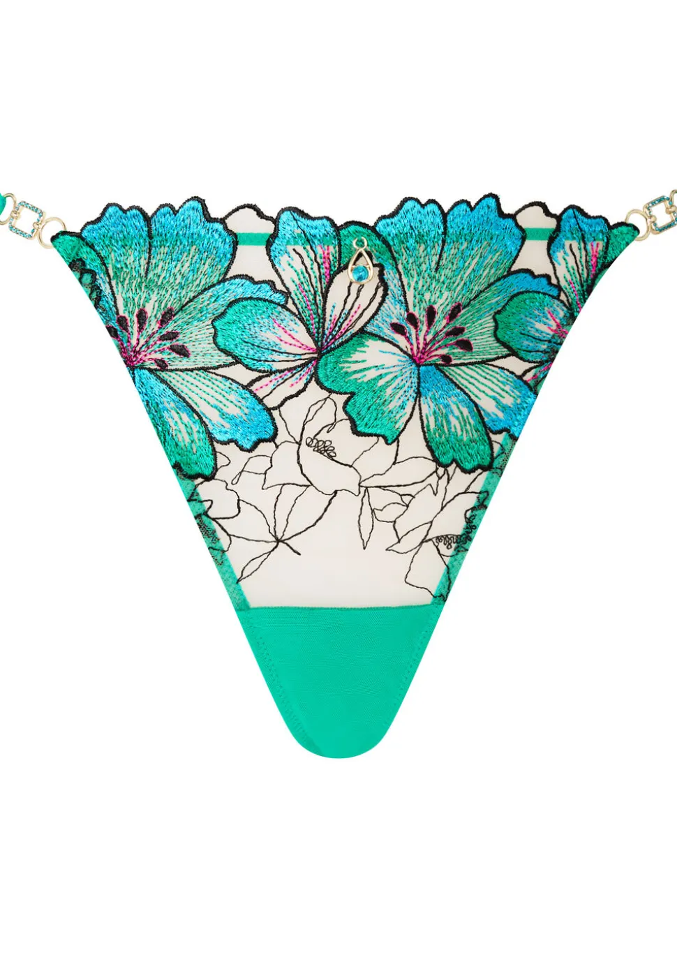 Fluorescence G-String - Bright Green