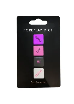 Foreplay Dice Novelty Gift - Pack of 4