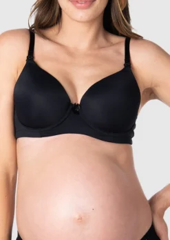 Forever Yours Nursing Bra - Black
