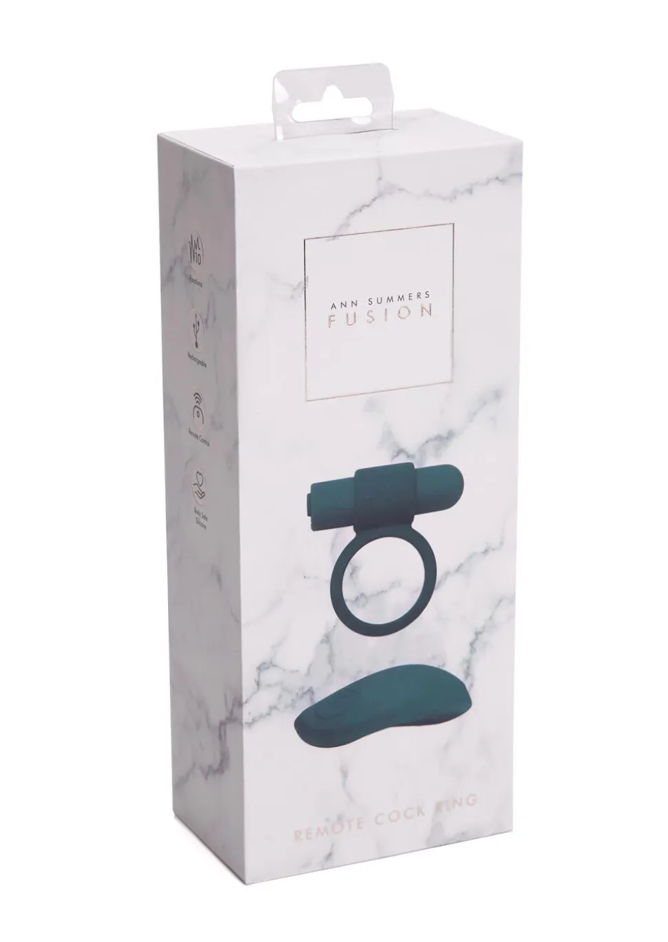 Fusion Remote Control Cock Ring with Removable Bullet Vibrator
