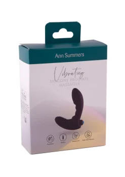 Hard Drive Silicone Prostate Massager with Removable Bullet Vibrator