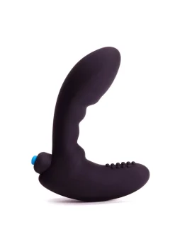 Hard Drive Silicone Prostate Massager with Removable Bullet Vibrator