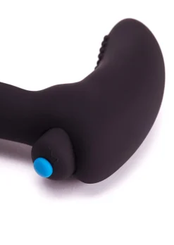 Hard Drive Silicone Prostate Massager with Removable Bullet Vibrator