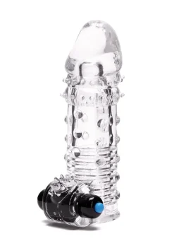 Hard Drive Super Stretch Penis Extender with Removable Bullet Vibrator