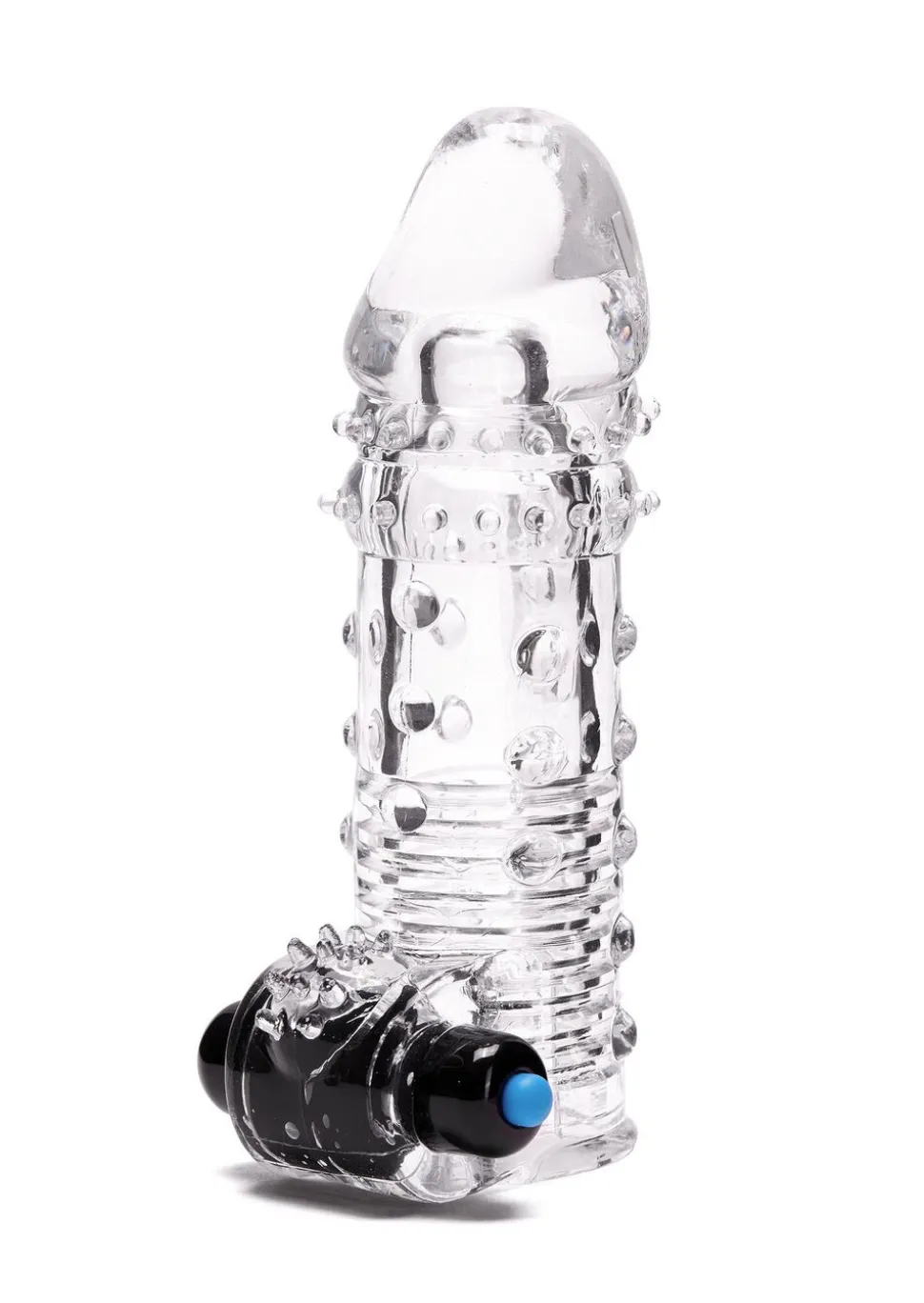 Hard Drive Super Stretch Penis Extender with Removable Bullet Vibrator