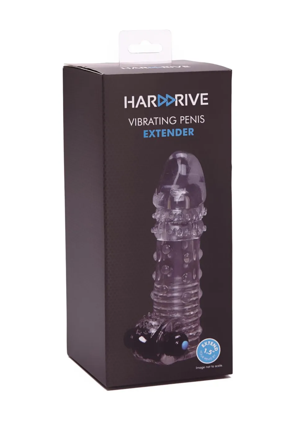 Hard Drive Super Stretch Penis Extender with Removable Bullet Vibrator