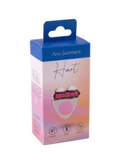 Heart Shaped Cock Ring with Removable Vibrating Bullet