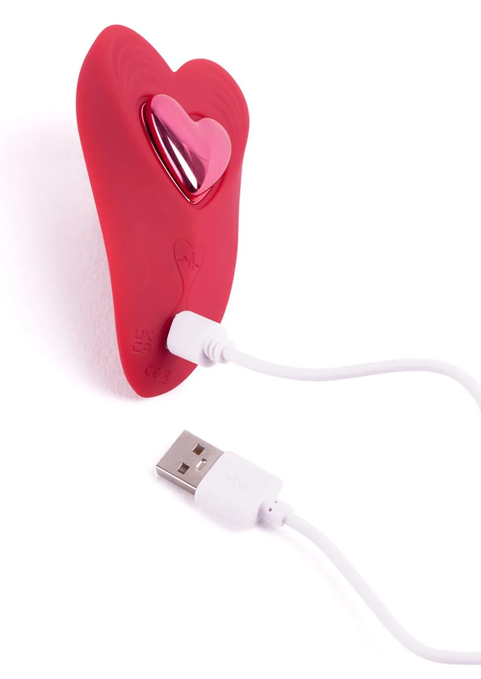 Heart Shaped Remote Control Magnetic Clitoral Knicker Vibrator