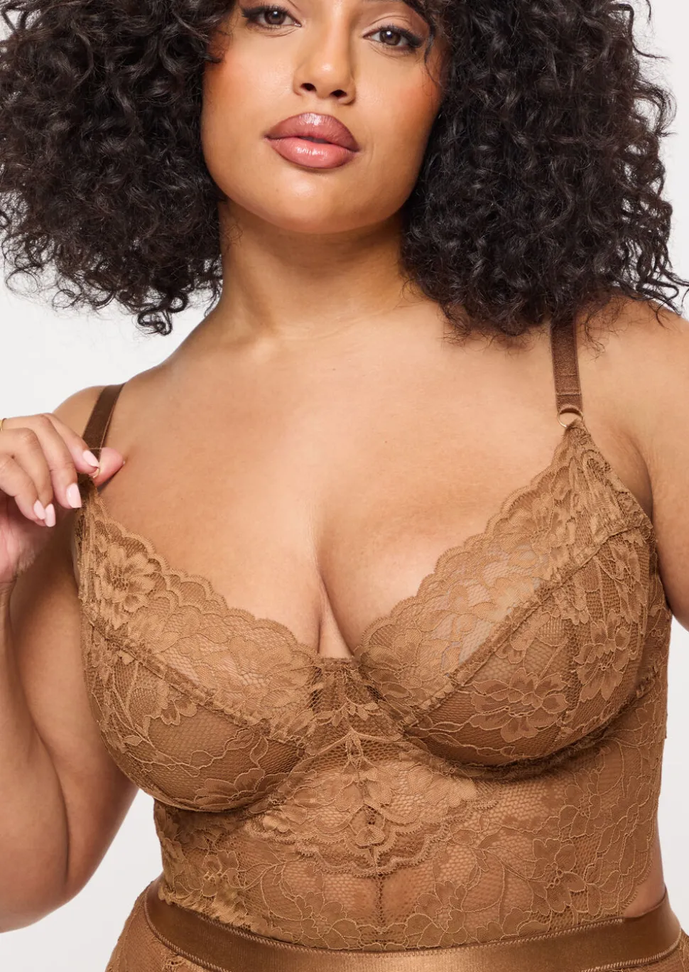 Hold Me Tight Lace Lingerie Body - Nude 03