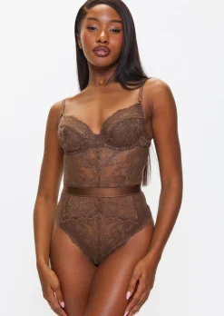 Hold Me Tight Lace Lingerie Body - Nude 04