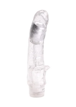 5 Inch Crystal Glitter Waterproof Jelly Vibrator