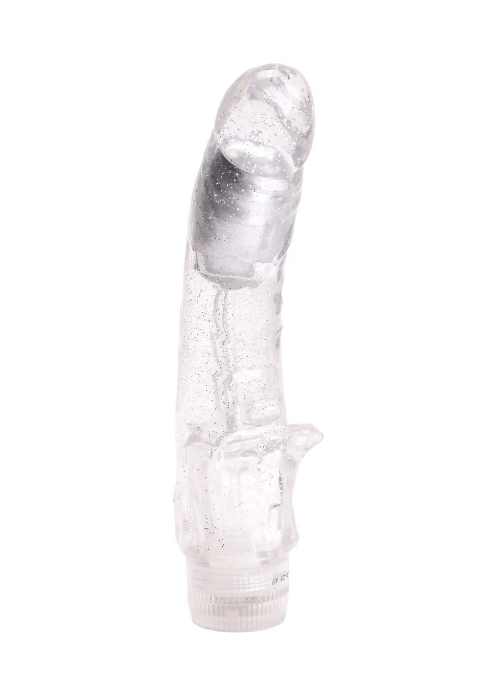 5 Inch Crystal Glitter Waterproof Jelly Vibrator