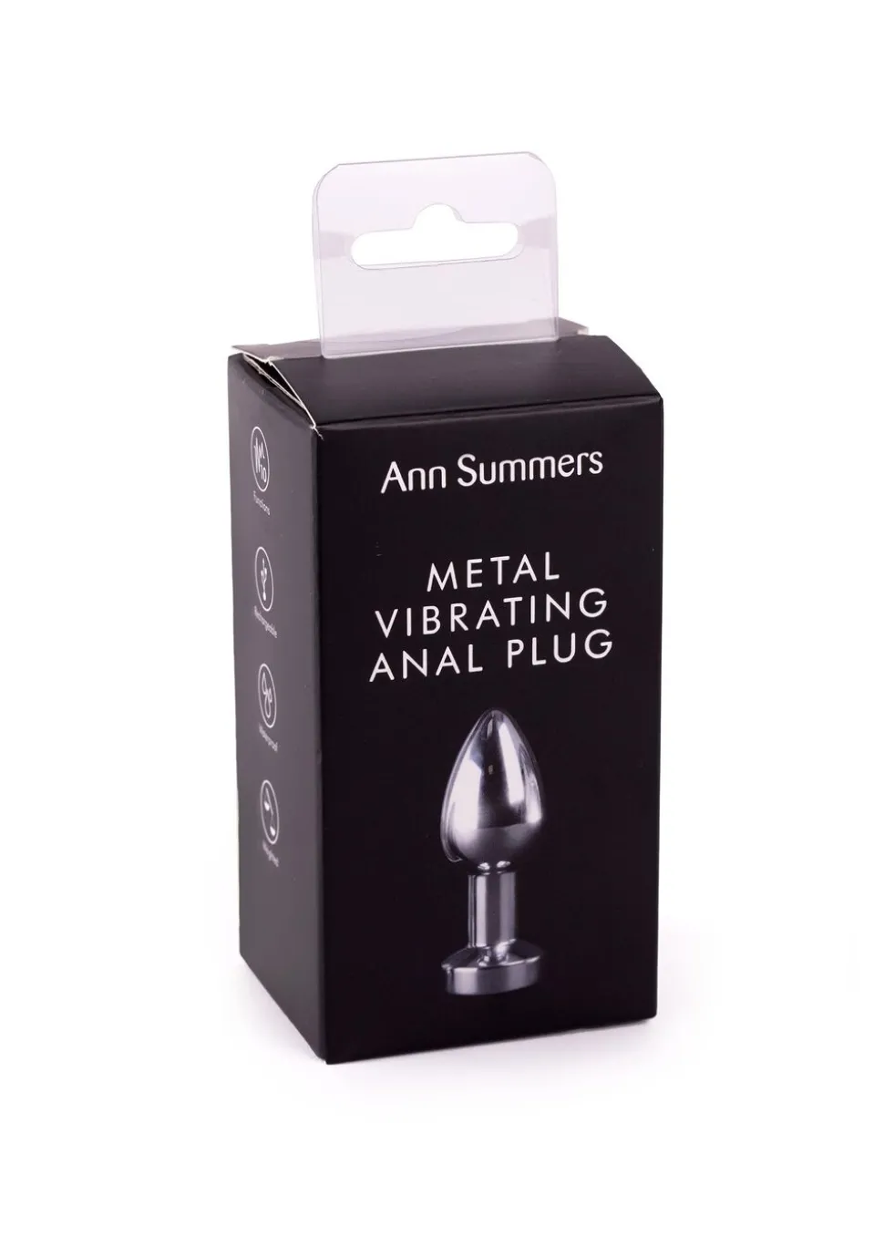 3.5 Inch Metal Vibrating Butt Plug