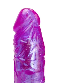 8 Inch Realistic Glitter Jelly G-Spot Vibrator