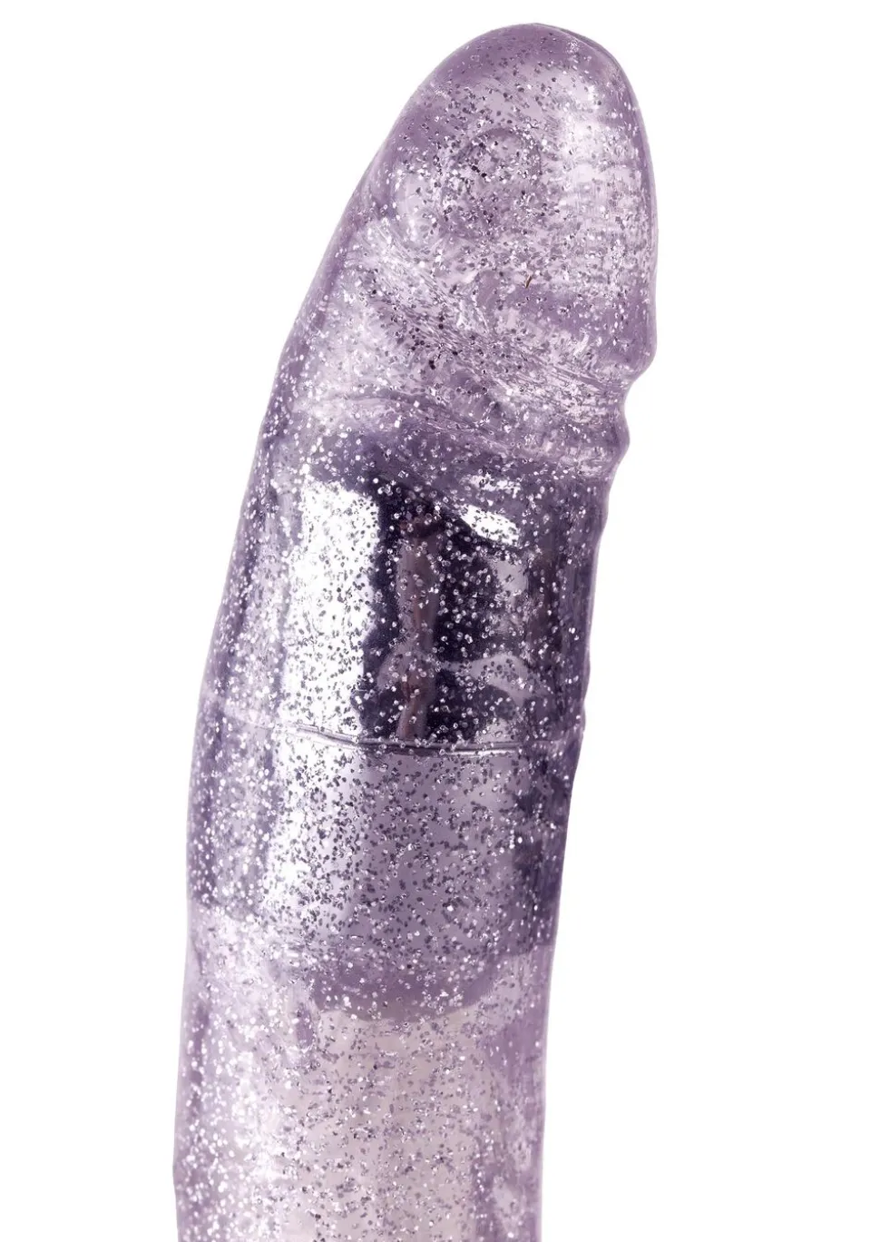 6 Inch Realistic Glitter Jelly Waterproof Vibrating Dildo