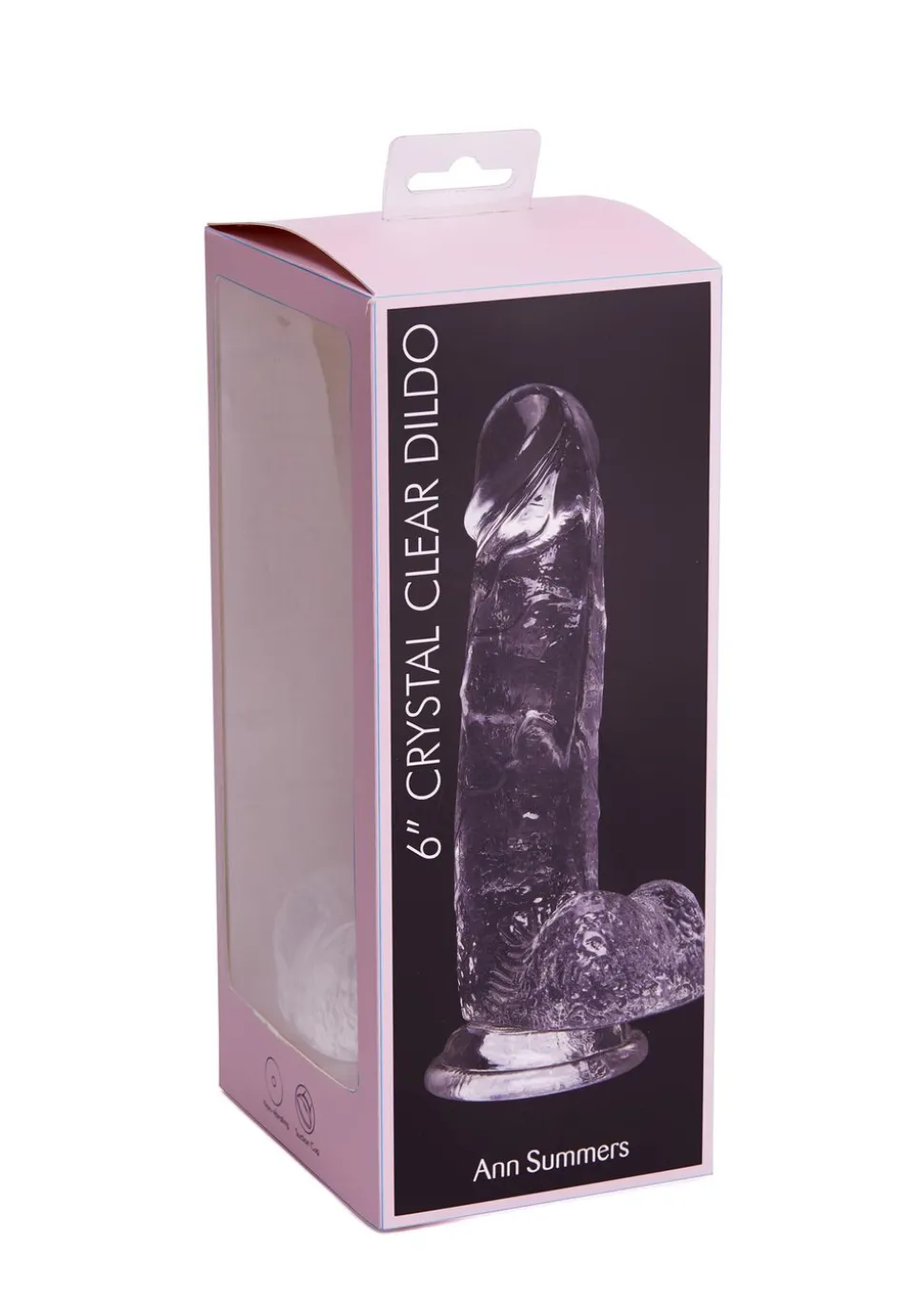 6 Inch Realistic Jelly Dildo with Suction Cup Base