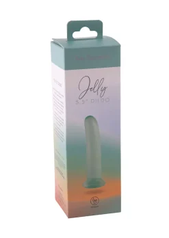 5.5 Inch Sleek Jelly Dildo with Suction Cup Base